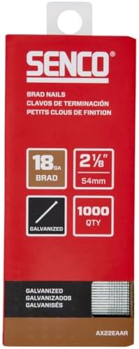 Sestavené spojovací prvky |   Ax22Eaar 2-1/8″ 18g Hřebíky Brad, pozinkovaný povrch, balení 1 000 kusů Sestavené spojovací prvky Sestavené spojovací prvky